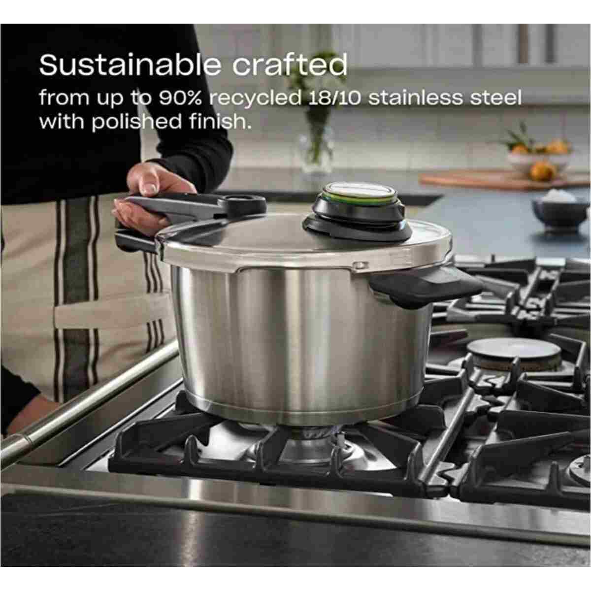 Fissler Vitavit Premium Mat 6+3,5 Litre Düdüklü Tencere Set - Görsel 4
