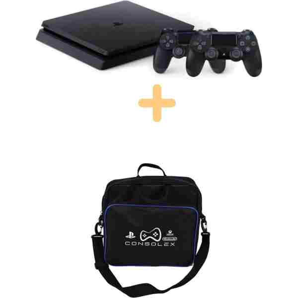 Sony Ps4 Slim 500 Gb - Çift Kol - Consolex Çanta - 12 Ay Garantı 2016-2116-2216