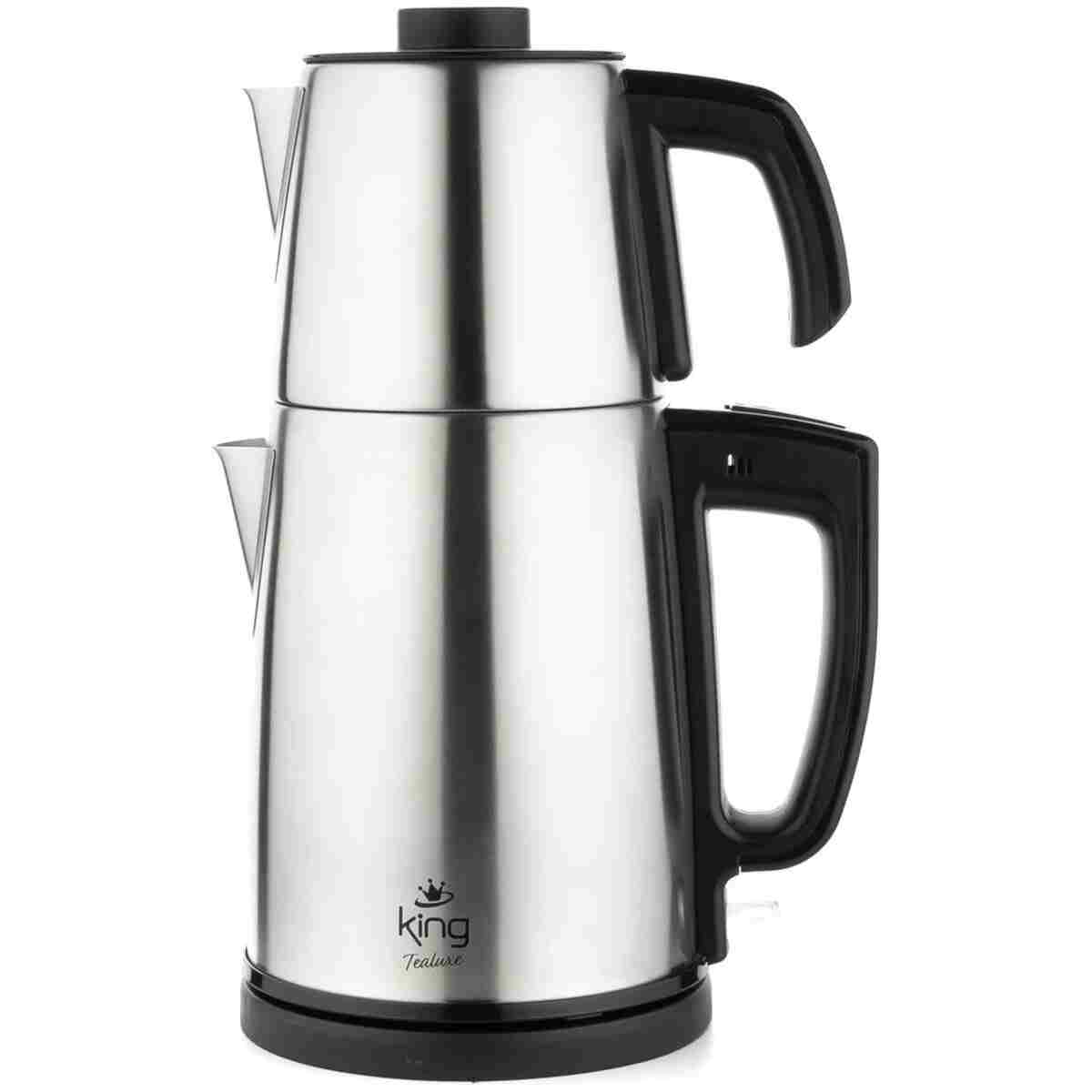 King TEALUXE KCM334 ÇELİK ÇAY MAKİNESİ - Görsel 2