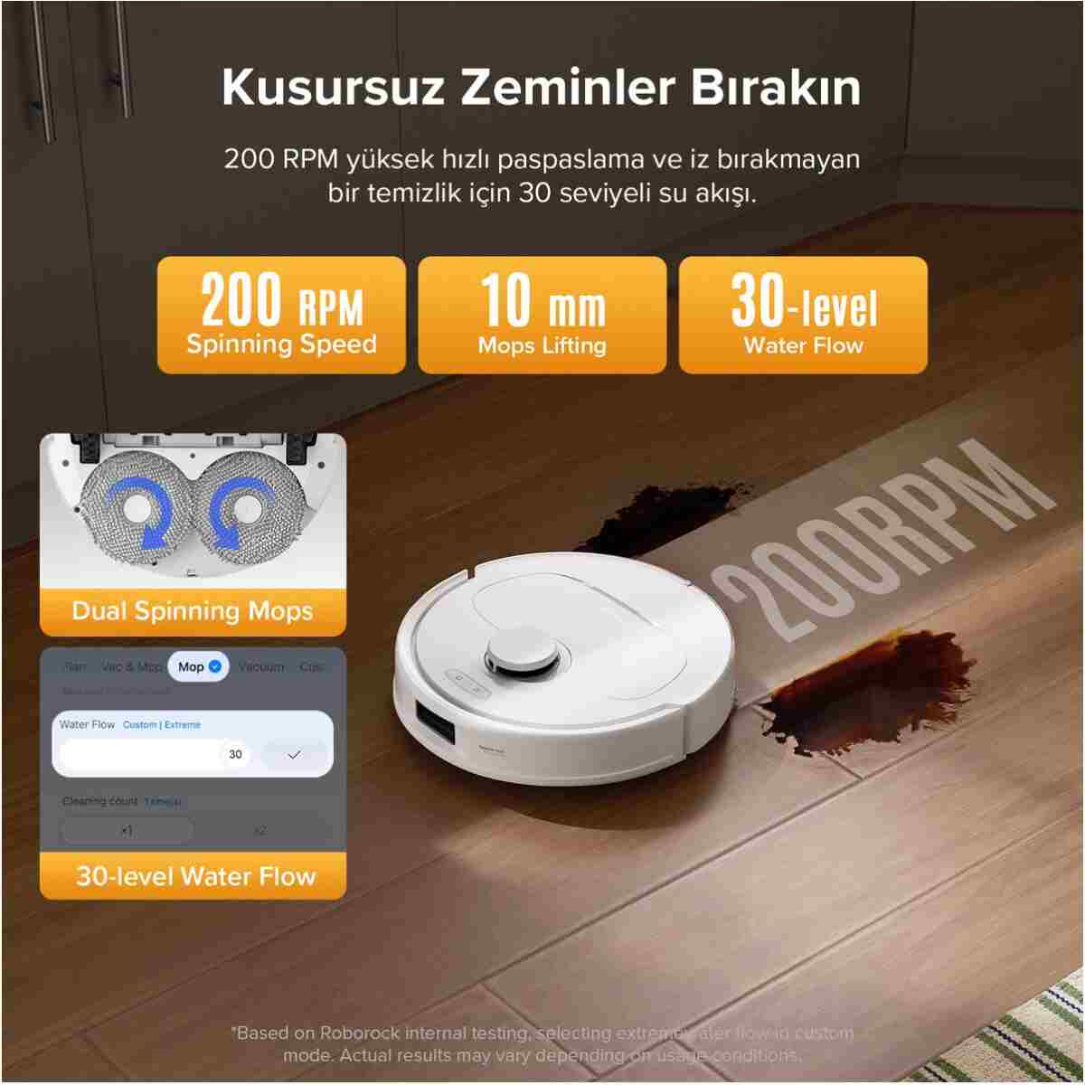Roborock Qrevo L Akıllı Robot Süpürge - Beyaz - Görsel 7