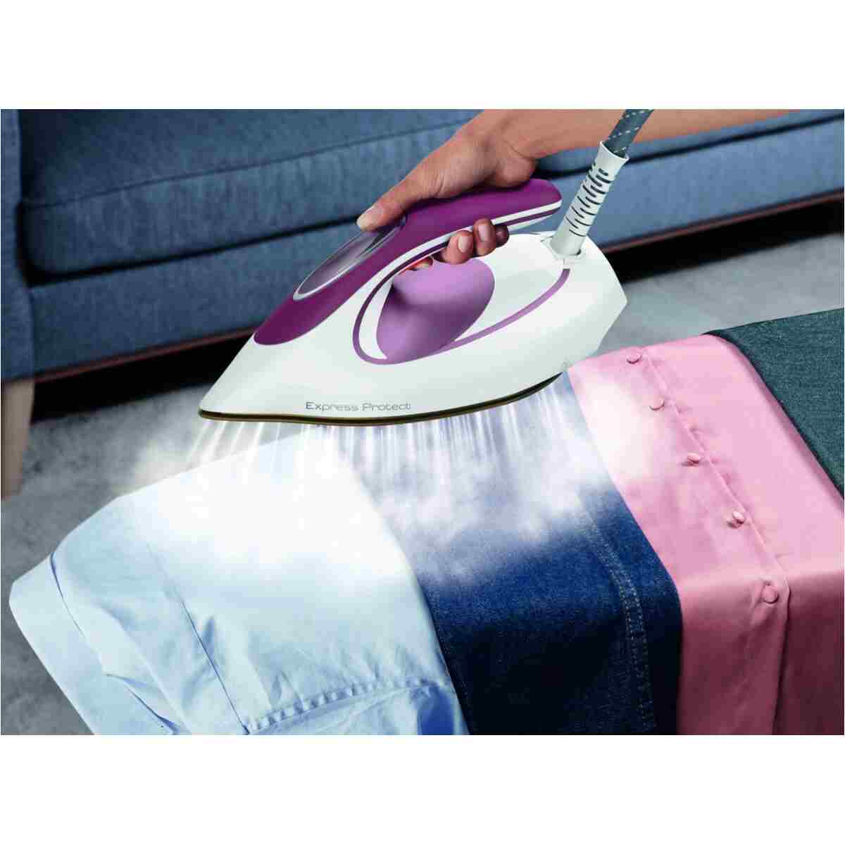 TEFAL SV9201 Express Protect 130 gr Sürekli ve 530 gr Şok Buharlı 2800 Watt Buhar Kazanlı Ütü - Görsel 14