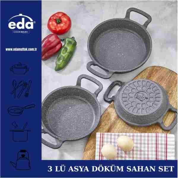 Eda 18/20/22 Cm Döküm Sahan