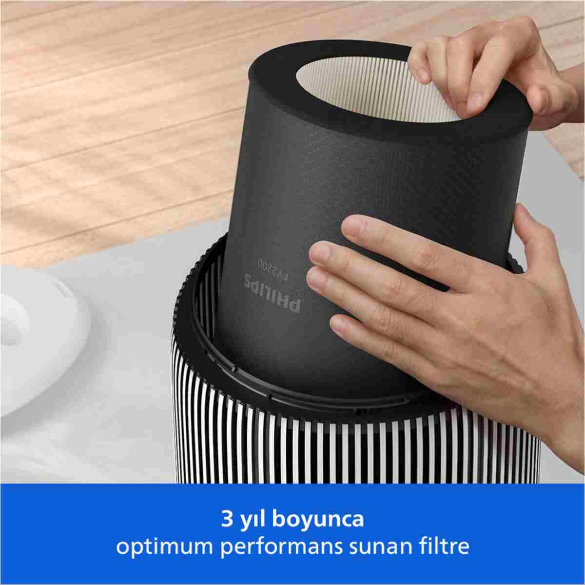 Philips 2200 Serisi Hava Temizleyici, HEPA NanoProtect, Ultra sessiz, Uzun ömürlü filtre (AC2220/10) - Görsel 5