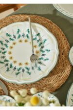 Bella Maison Adelina Stoneware 26 Parça 6 Kişilik Kahvaltı Takımı Yeşil - Görsel 12