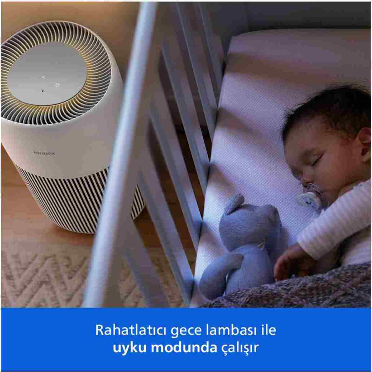 Philips 2200 Serisi Hava Temizleyici, HEPA NanoProtect, Ultra sessiz, Uzun ömürlü filtre (AC2220/10) - Görsel 6