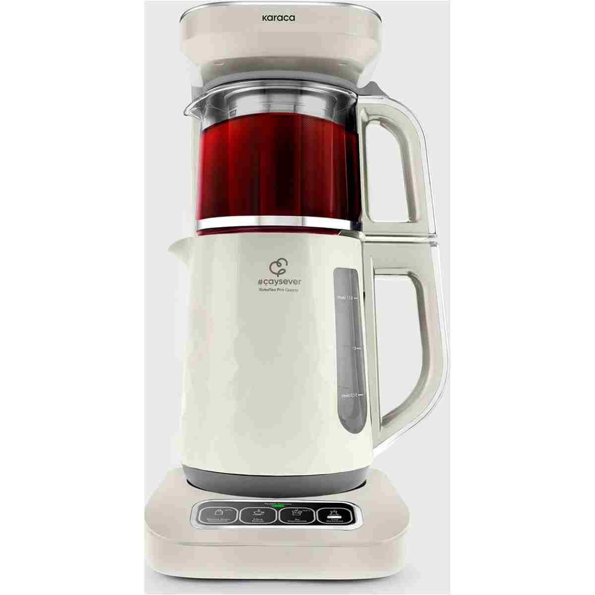 Karaca Robotea Pro Quartz 4 in 1 Konuşan Çay Makinesi Black Chrome - Görsel 9
