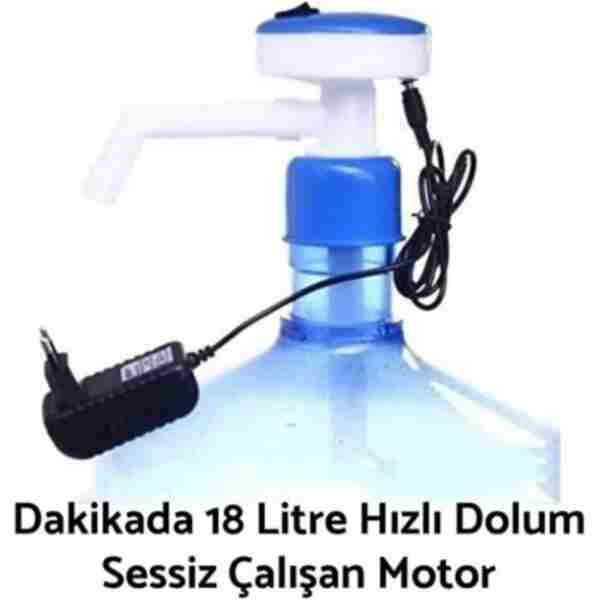 Vayomy Elektrikli Damacana Su Pompası Adaptörlü Su Sebili (Dakikada 18 Litre Su)