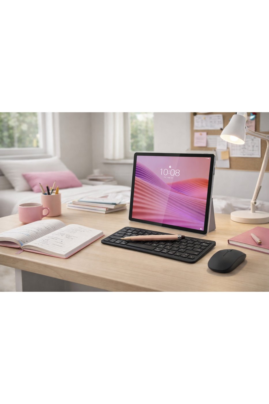 LENOVO Tab MediaTek Helio G80 4GB/64GB 10.1 HD Tablet + Kılıf + KALEM+KLAVYE MOUSE SET