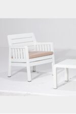 Modalife Lara 3 1 1 S Bahçe Takımı Beyaz - Görsel 3