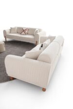 EDSY HOME Armoni 3+3+1+1 Koltuk Takımı Krem - Görsel 3