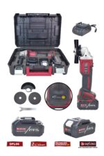 DAFLONG PRO ŞARJLI KÖMÜRSÜZ 21V ÇİFT AKÜLÜ 125MM TAŞLAMA SPİRAL DFL-66 - Görsel 2