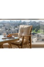 DEKORZADE 6 Kişilik Balkon Bahçe Teras Masa Takımı Oturma Grubu Balkon Takımı Balkon Mobilyası Bahçe Mobilyası - Görsel 3