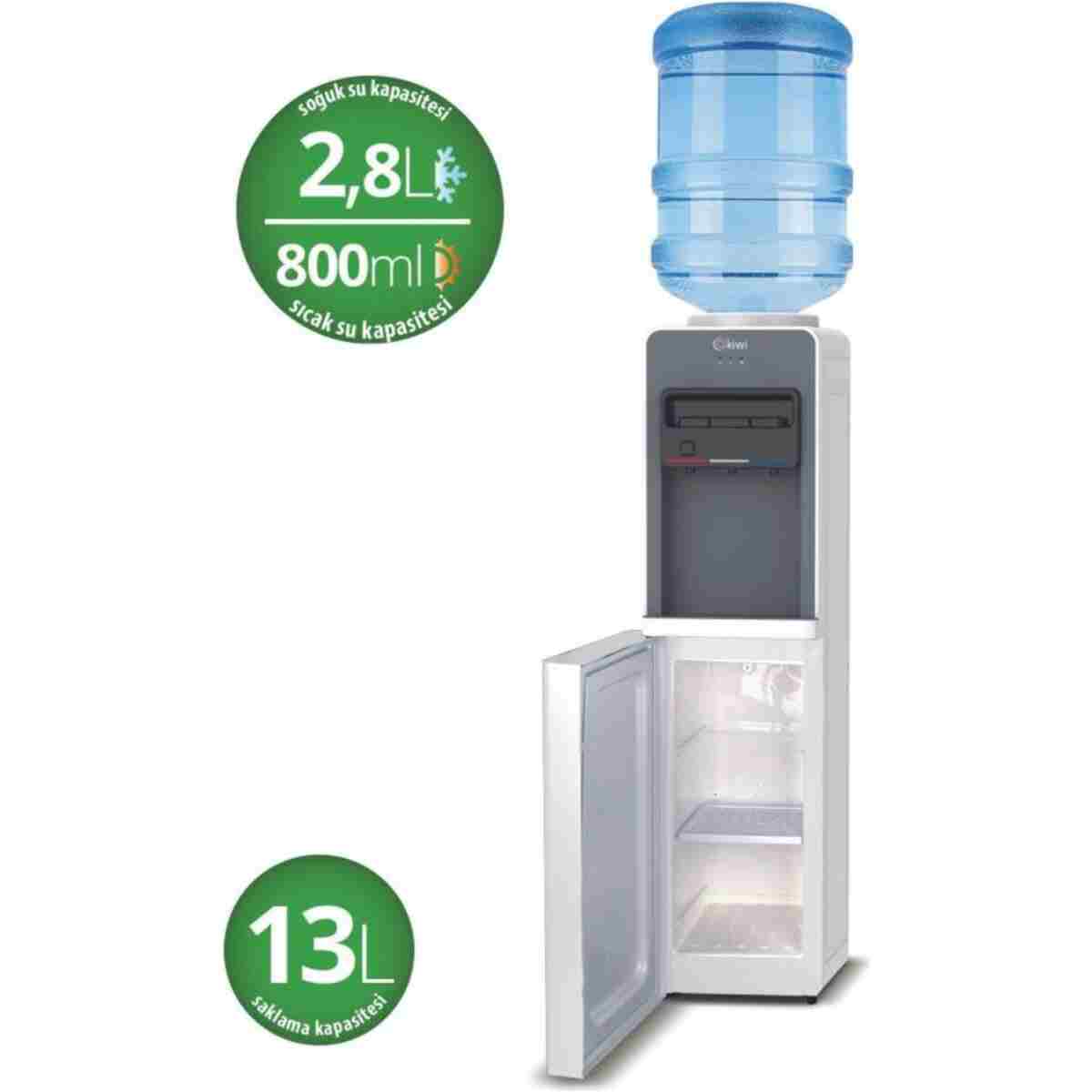 Kiwi Su Sebili & Kwp-8553 Beyaz ( Water Dispenser) Sıcak -soğuk -ılık & Multi Functions - Görsel 3