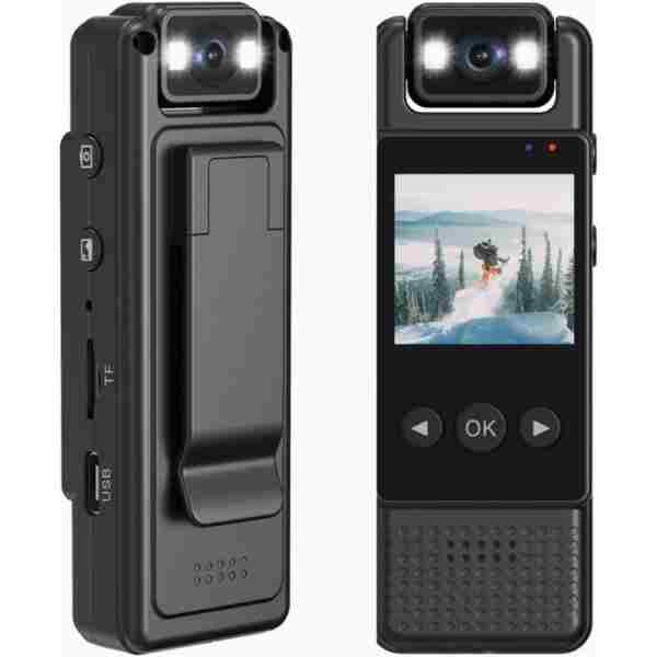 qasul Mini Kamera Hd 1080P Taşınabilir Dijital Video Aksiyon Macera Vücut Kamerası