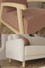 Modalife Vera Koltuk Takımı, Oturma Grubu 3+3+1+ 1 Full Paket (2 Koltuk 2 Berjer) (Sandıklı-Yataklı) - Görsel 5
