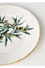 Bella Maison Olive Porselen 26 Parça 6 Kişilik Kahvaltı Takımı Yeşil - Görsel 7