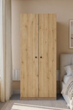 ygdecor 2 Kapaklı Elbise Dolabı Gardrop - Görsel 4