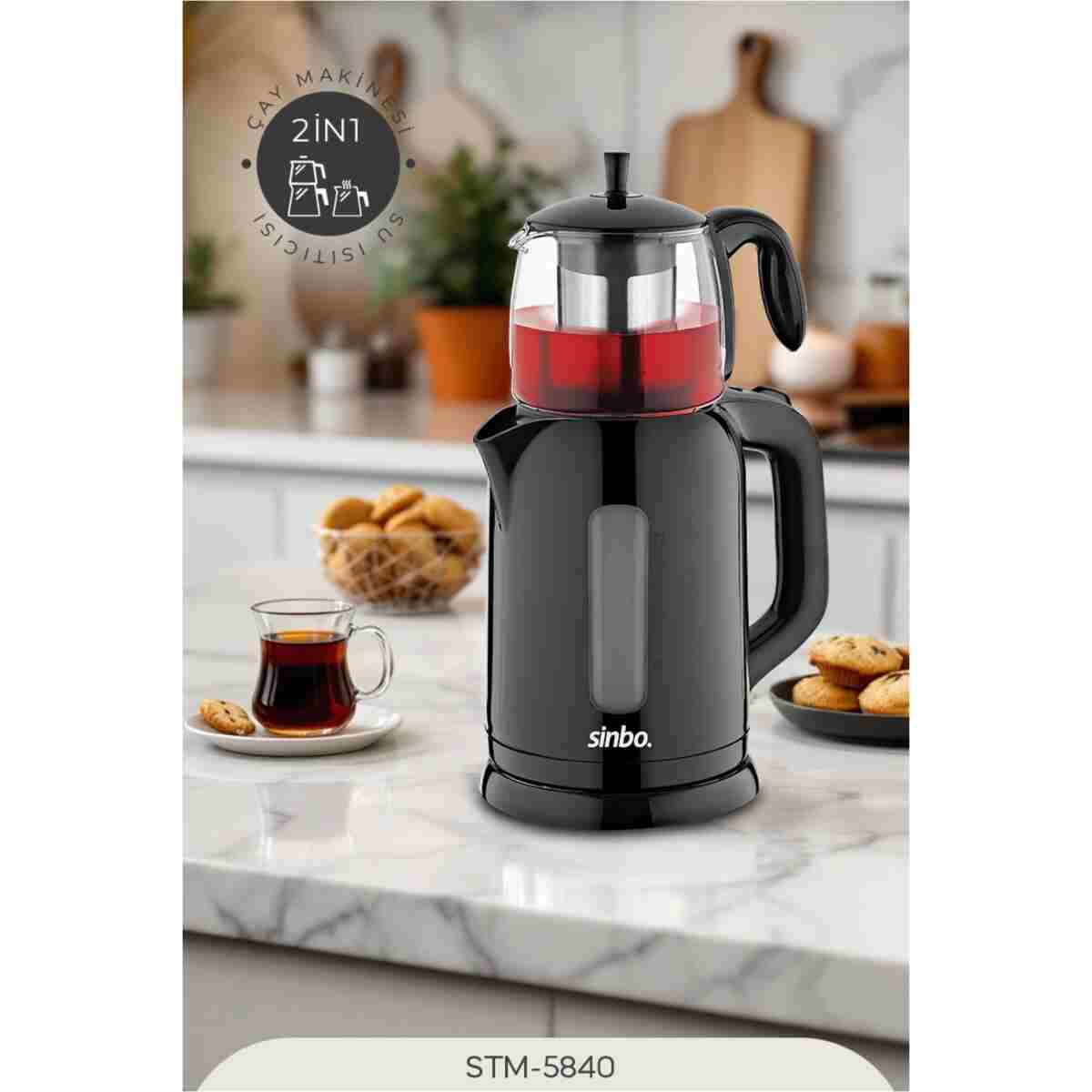 Sinbo STM-5840 Elektrikli Çay Seti - Görsel 19
