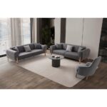 EDSY HOME Galata 3+3+1+1 Koltuk Takımı Antrasit