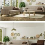 Modalife Mitra 3+3+1 Salon&oturma Odası Koltuk Takımı - Krem&Kahve