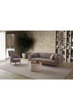 EDSY HOME Rebull 3+1 Koltuk Takımı Kahverengi - Görsel 2