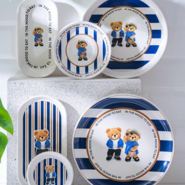 ACAR Cool Bear 6 Kişilik 21 Parça Kahvaltı Takımı