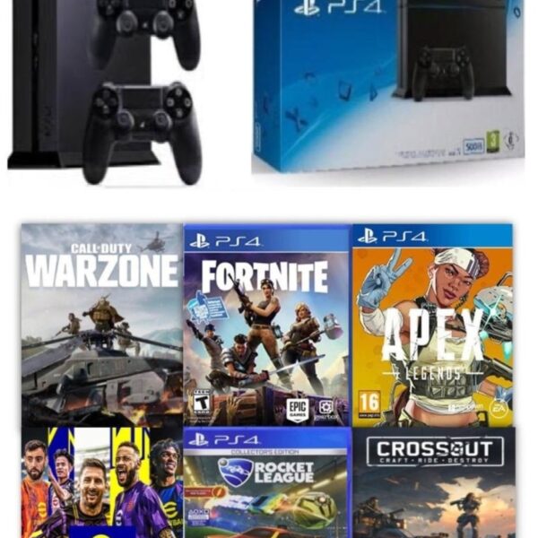 F5Bilgisayar Ps4 500gb + 2 Kol + 15 Dijital Oyun + 12 Ay Garantili Teshir Ürün