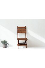 Bisa By Utkan Keskin Minderli ahşap Balkon Bahçe Mutfak 3lü Bistro Set Katlanır Masa Sandalye 50*50 krem - Görsel 13