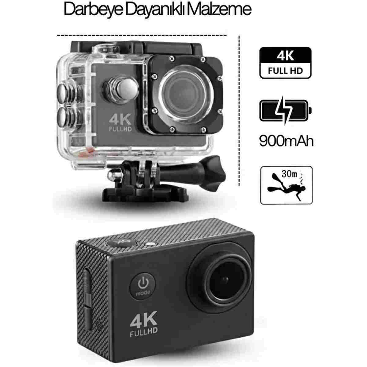 Preo My Camera Pmc-08 4k Wi-fi Aksiyon Kamera - Görsel 7
