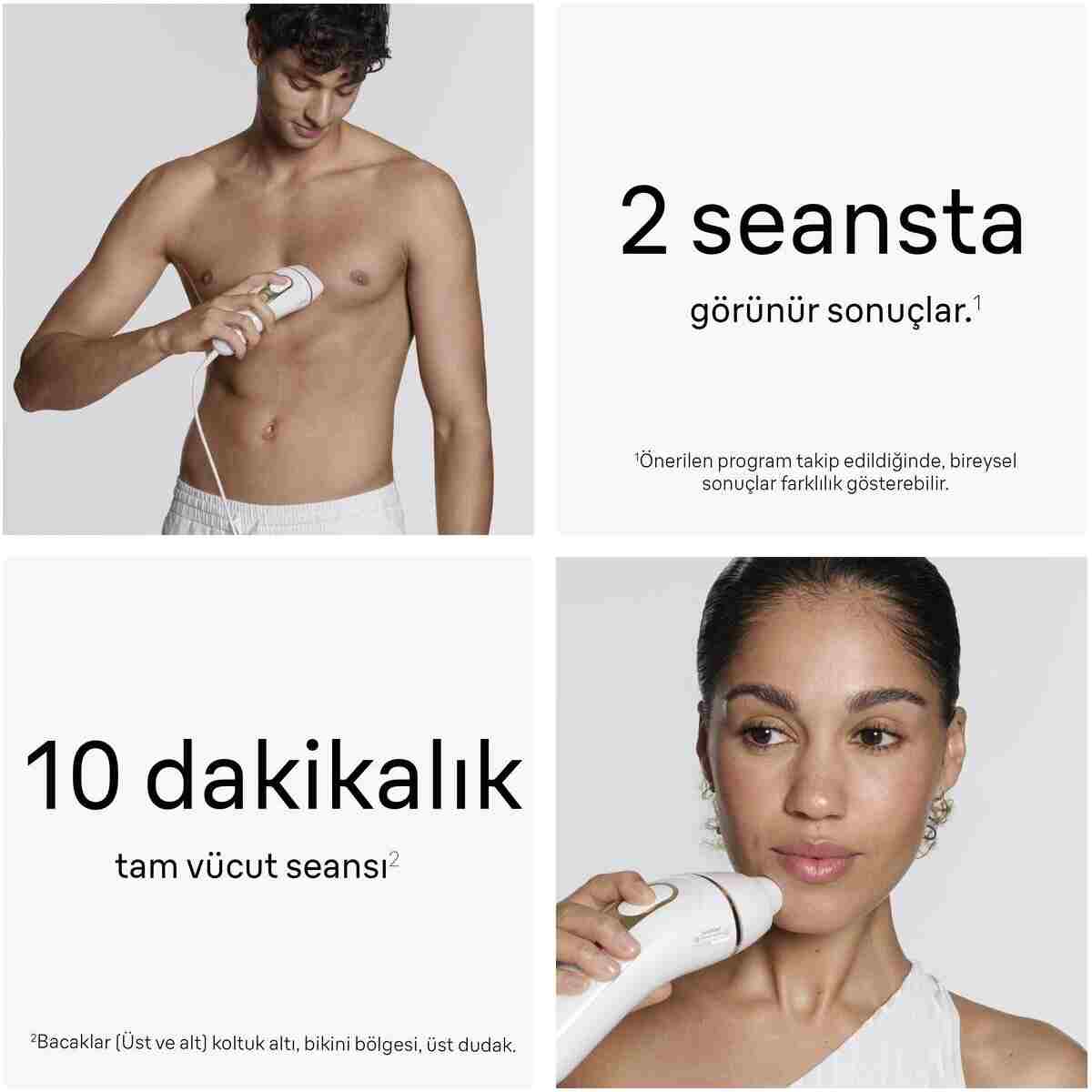 Braun IPL Silk·expert Pro 5, Evde Lazerle Tüy Alma, Çanta, Gillette Venus, 3 Başlık, PL5311 - Görsel 10