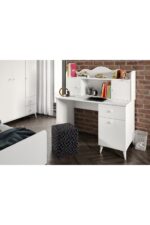 KZNMOB HOME Akasya Modern Genç Odası Takımı Beyaz - 4 Parçalı Ve Tamamı 1. Kalite Mdf - Görsel 3