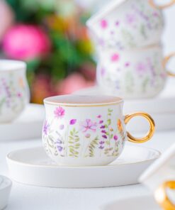 ACAR Lidya 6 Kişilik Kahve Fincanı Takımı - 90 ml - Görsel 9