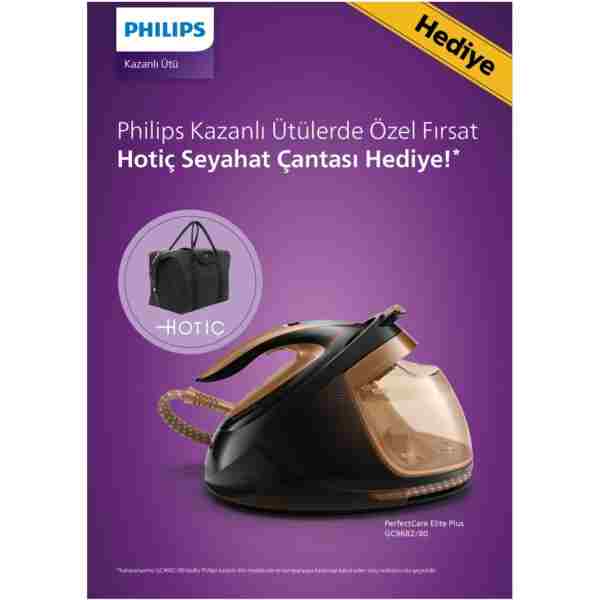 Philips Perfectcare Elite Plus Buhar Kazanlı Ütü 8 Bar, 600g Şok Buhar, Gc9682/80 Çanta Hediyeli