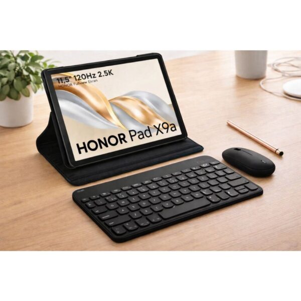 HONOR Pad X9A 8GB 256GB Wi-Fi 11.5 Inç Gri Tablet + KILIF + KALEM + KLAVYE + MOUSE Uyumlu