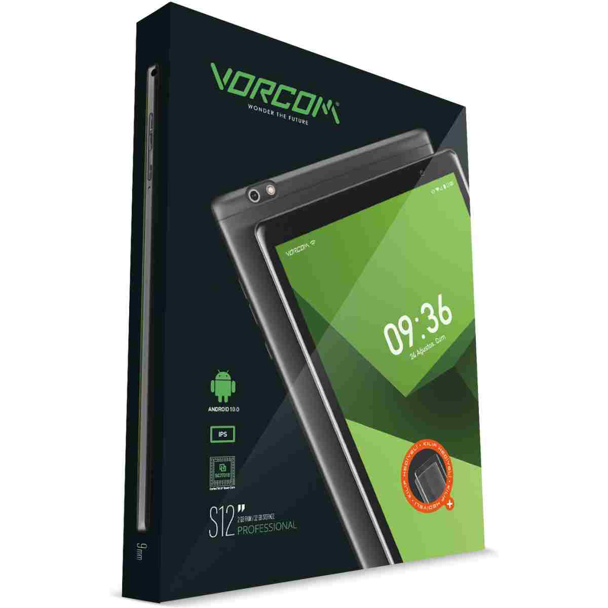 Vorcom S12 2GB/32GB 10.1” 1280*800 HD IPS Ekran Tablet Kılıf+Ekran Koruyucu Hediyeli - Görsel 7