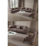 EDSY HOME Regnar 3+3+1 Koltuk Takımı Kahverengi