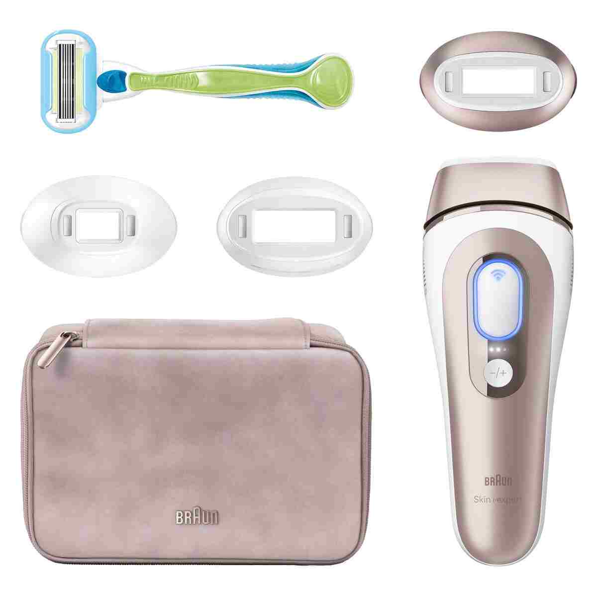 Braun IPL Skin i·expert, Evde Tüy Alma, Ücretsiz Uygulama, Çanta, Gillette Venus, 3 Başlık, PL7253 - Görsel 8
