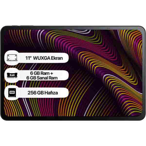 TCL Tab 11 Gen2 6 GB (+6 GB Sanal Ram) 256 GB Wuxga 11" Tablet