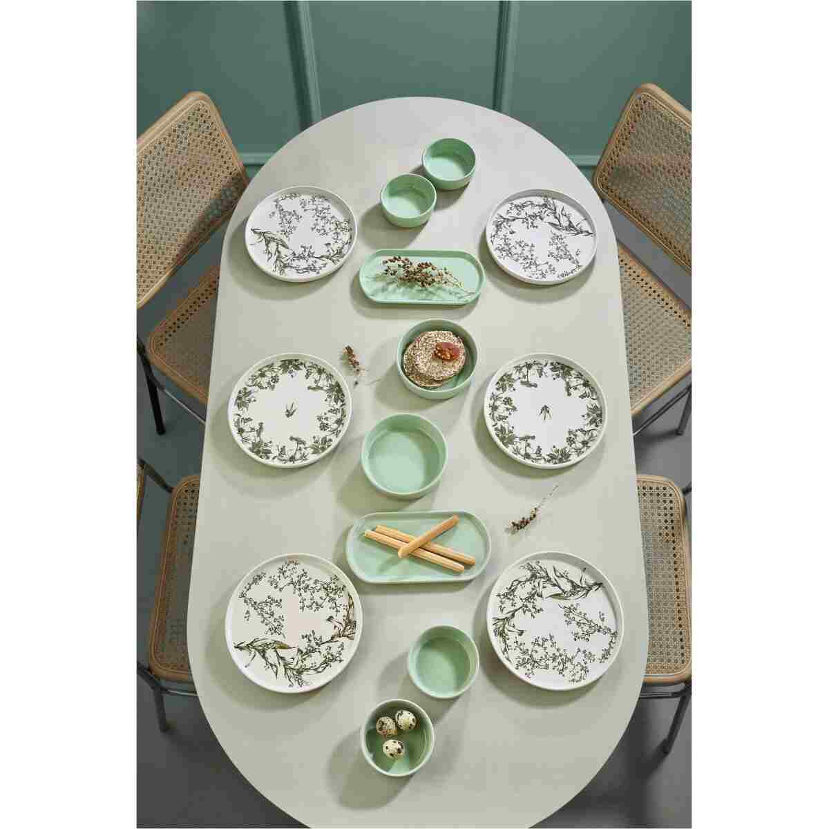 Kitchen Life 14 Parça 6 Kişilik Ivy Kahvaltı Takımı-Lüx Kahvaltılık Sunum Seti Tabağı - Görsel 10