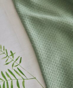 Karaca Home Herbal %100 Pamuk Çift Kişilik Nevresim Pike Set Beyaz - Görsel 5