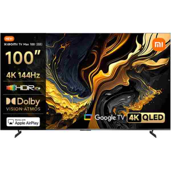 Xiaomi TV Max 100 2025 - 100" 254 4K Ultra HD QLED 144 Hz AirPlay Destekli Uydu Alıcılı Google Smart TV