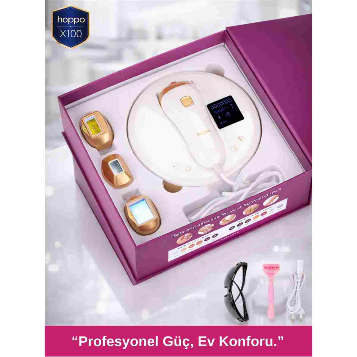 hoppo X100 Ipl Buz Lazer Epilasyon Cihazı Sınırsız Atım 10 Kademe Ultra Güçlü - Görsel 6