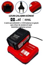KİMMEER PLUS Profesyonel 21V Matkap Hilti Taşlama Somun Sıkma Testere 5'lı Set - Görsel 3