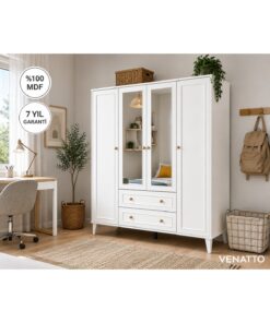 Alternative view of VENATTO MADRİD AYNALI ÇOK FONKSİYONEL GENÇ ODASI (%100MDF)