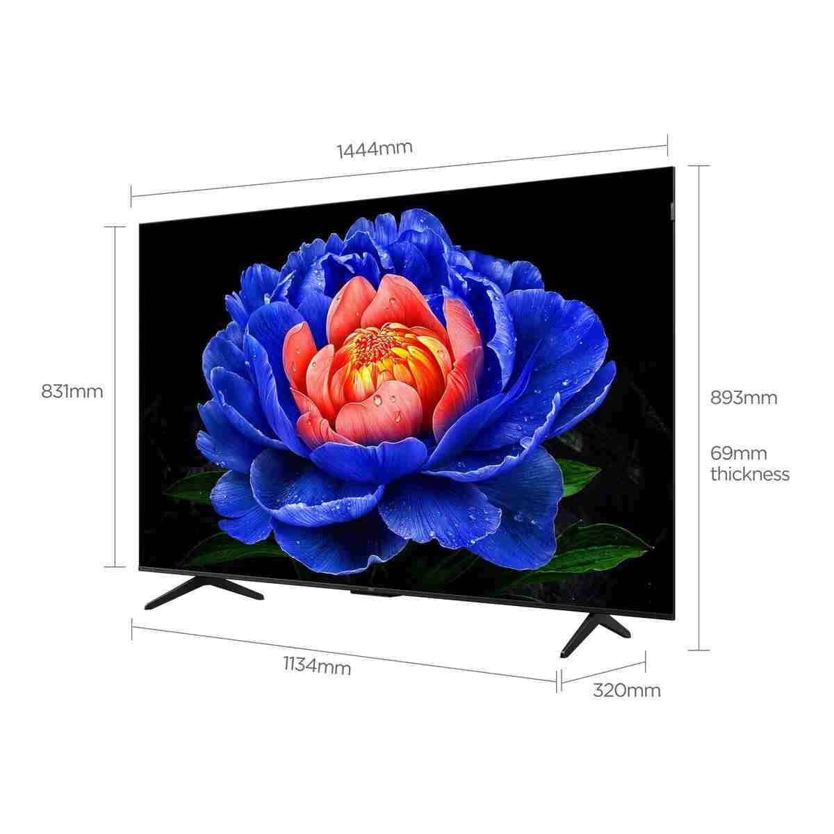 TCL 65T6D 65 İnç 4K UHD Uydu Alıcılı Google Smart QLED TV - Görsel 5