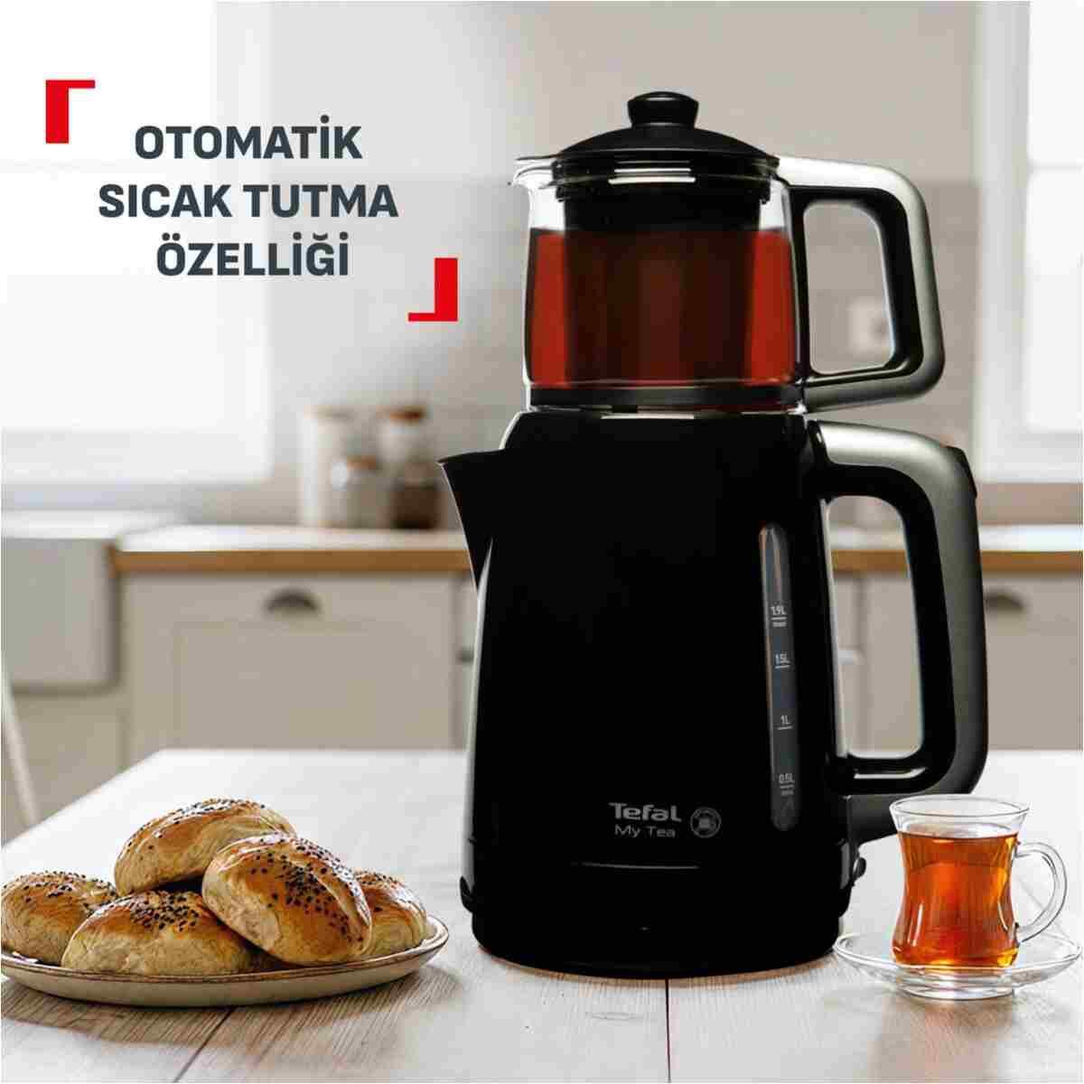 TEFAL BJ201841 My Tea Çay Makinesi [ Siyah ] - 1500637839 - Görsel 3