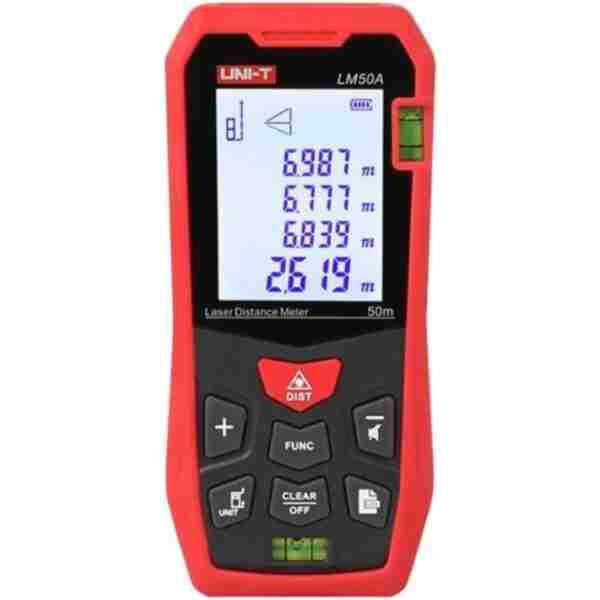 Genel Markalar Unı-t Lm50a 50 Metre Lazer Metre Çift Su Terazili Hafızalı
