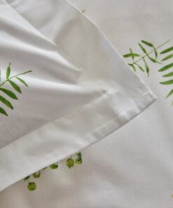 Karaca Home Herbal %100 Pamuk Çift Kişilik Nevresim Pike Set Beyaz - Görsel 8