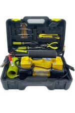 MOONSHOP Profesyonel Çift Pistonlu 12 V 150 Psi Dakikada 85 Lt Araç Araba Lastik Bot Şişirme Kompresörü - Görsel 12