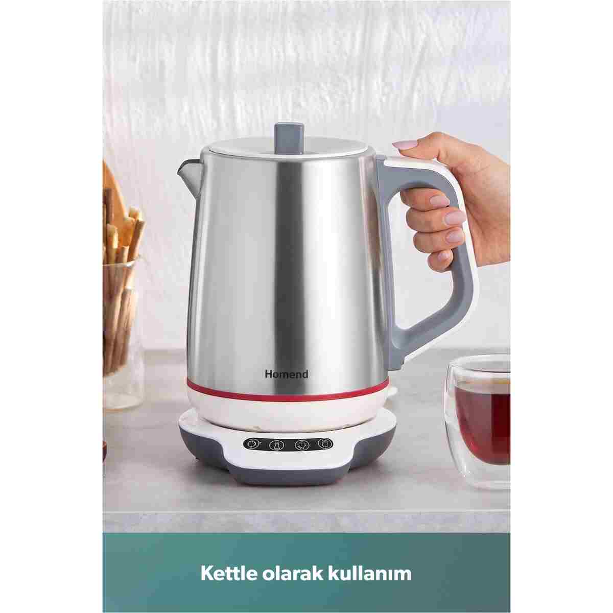 HOMEND Royaltea 1709h Konuşan Çay Makinesi (DOKUNMATİK BAZA) - Görsel 6